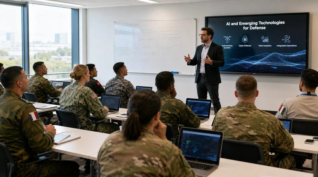 Sesión de trabajo con mandos militares